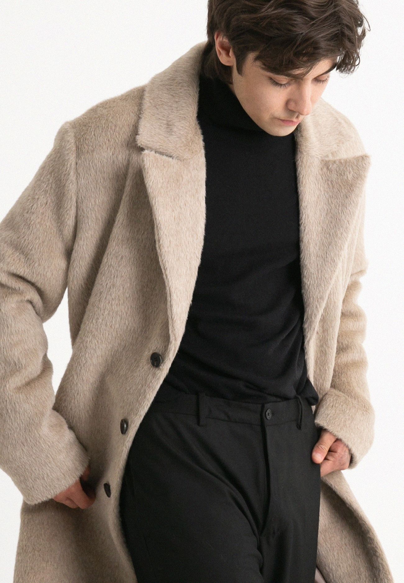Rare 100% Alpaca] Premium Alpaca Coat Beyond Cashmere Luxury by