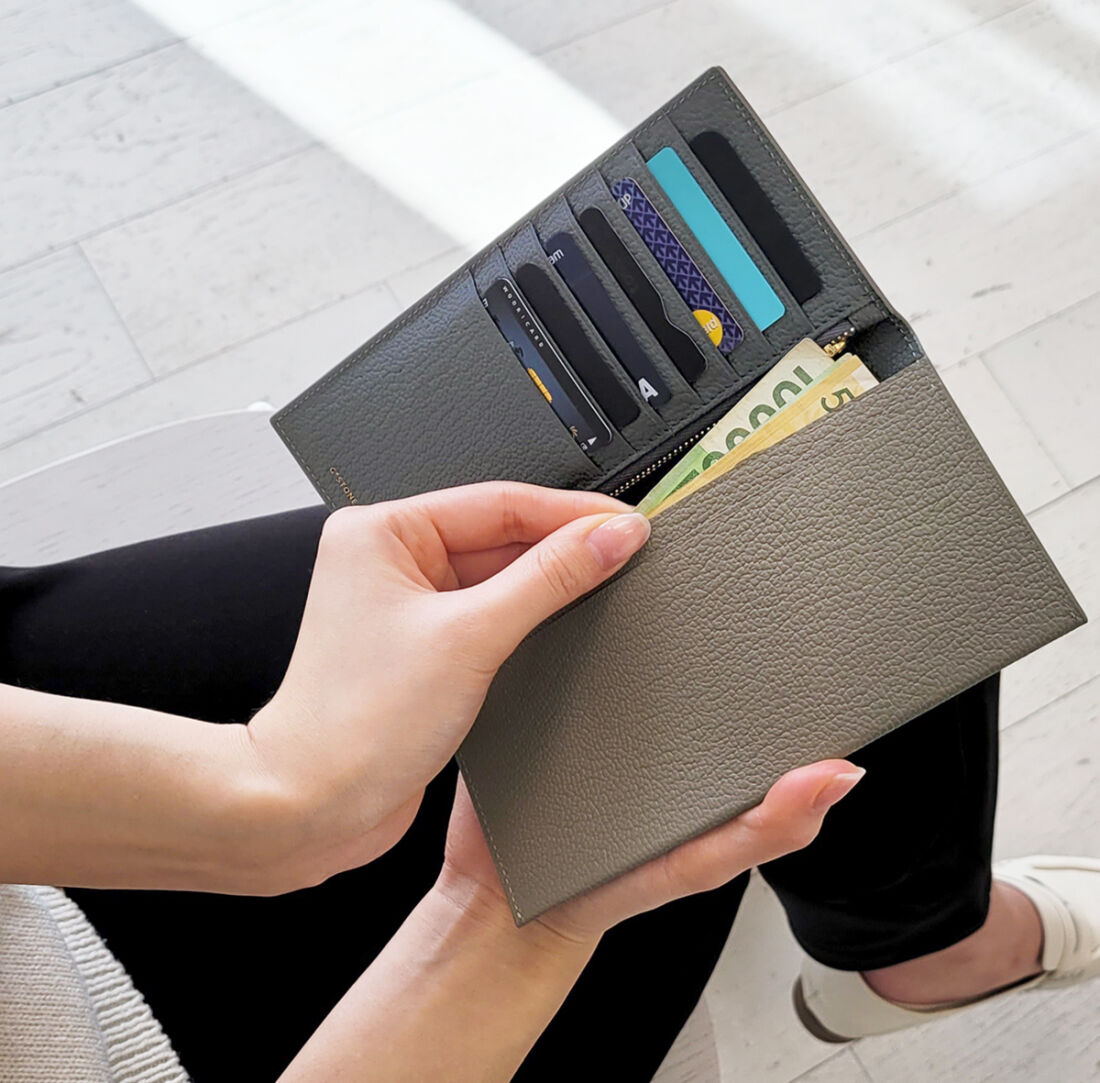 Ready to Ship/Lifetime Wallet] Authentic Luxury Leather