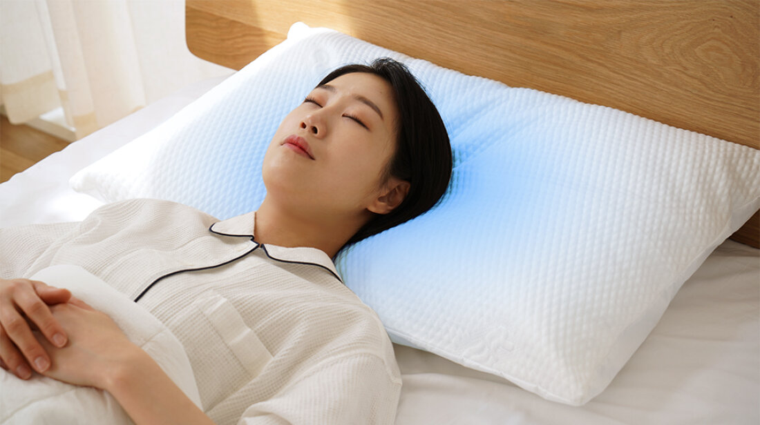 1.3度の快眠科学] 寝た瞬間ひんやり イタリア高級温度調節枕 by (주