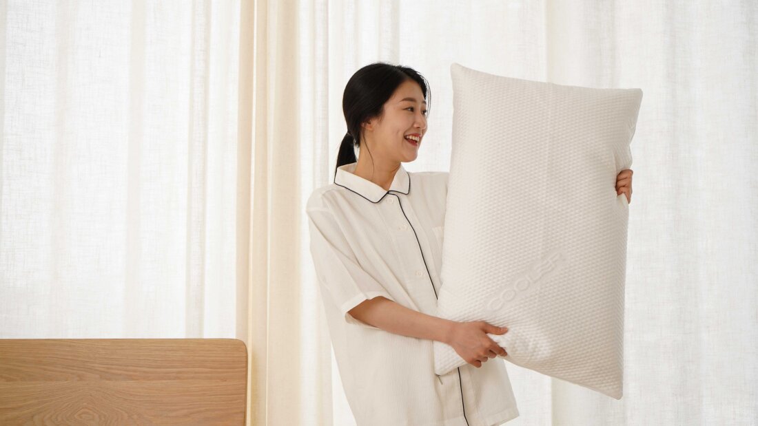 1.3度の快眠科学] 寝た瞬間ひんやり イタリア高級温度調節枕 by (주