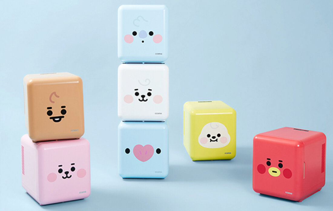 Como Fridge BT21] Crazy Cute and Smart Mini Fridge! by 고모텍(주